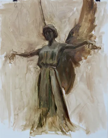 Painting Oil_Angel Study_8x10